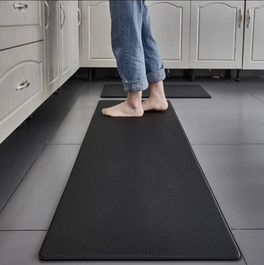 Comfora – Anti-Fatigue Comfort Kitchen Mat color Black size 18"x71"